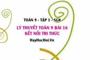 Lý thuyết Toán 9 Bài 16: Vị Trí Tương Đối Của Đường Thẳng & Đường Tròn (Kết Nối Tri Thức)
